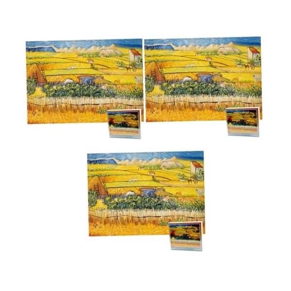 Vaguelly 500 Pièces Puzzle Adulte Casse-tête Artistique Casse-tête De Village Puzzles en Papier Scie Sauteuse Casse-tête pour