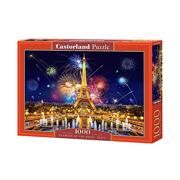 Castorland C-103997 Puzzle 1000 pièces Glamour of The Night, Paris, Multicolore
