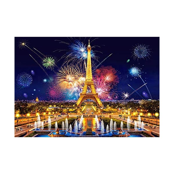 Castorland C-103997 Puzzle 1000 pièces Glamour of The Night, Paris, Multicolore