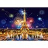 Castorland C-103997 Puzzle 1000 pièces Glamour of The Night, Paris, Multicolore