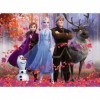 Ravensburger - Puzzle Enfant - Puzzle 100 p XXL - La magie de la forêt - Disney La Reine des Neiges 2 - Dès 6 ans - 12867