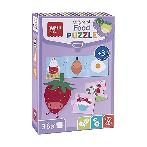 Apli kids Puzzle éducatif, 14360, Multicolore