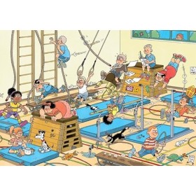 Jumbo- Jan Van Haasteren Junior – Éducation de Sport – 240 pièces Jeu de Puzzle, 20060, Multicolore
