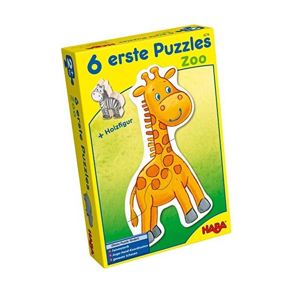 HABA- 6 Premiers Puzzles – Le Zoo Elefant,Tiere, 4276