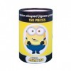 Minions Puzzle 150 pièces dans un tube Bob Minion Puzzle en forme de Bob Produit sous licence officielle Minions