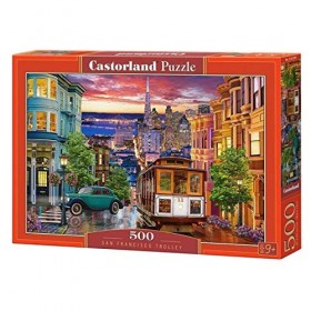 Castorland 500 El. Wagonik w San Francisco B-53391 [Puzzle]