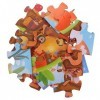 TOYANDONA 1 Jeu Puzzle pour Enfants Jouets De Puzzle De Bande Dessinée en Papier Blocs De Forme dapprentissage Puzzle Intera