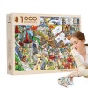 Mashin Puzzles 1000 pièces,Puzzles de Noël pour Adultes | Décorations dintérieur Mignonnes, activités de kit de Construction