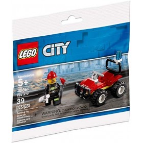 CITY Lego Set 30361 Fire ATV 39 Pieces Polybag