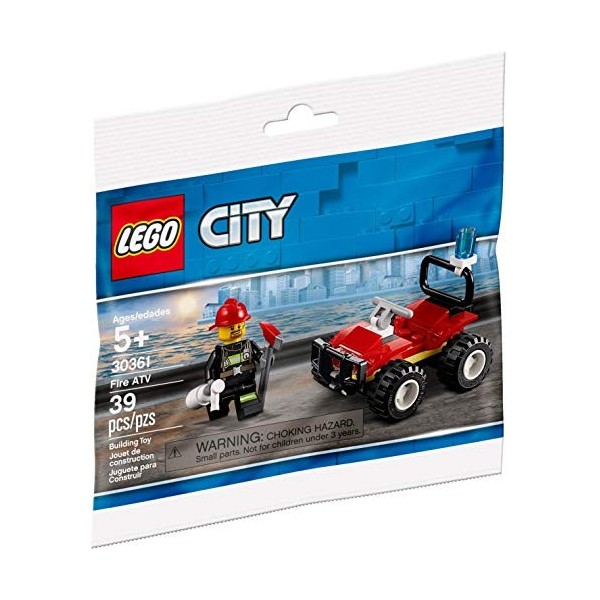 CITY Lego Set 30361 Fire ATV 39 Pieces Polybag