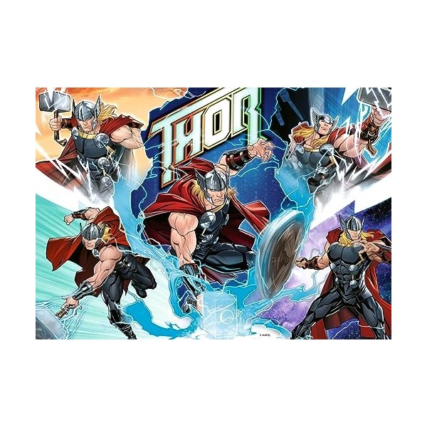 Ravensburger-Puzzle pour Enfants-1 Puzzle de 200 pièces XXL et 1 Puzzle de 300 pièces XXL-Avengers -Dès 8 Ans-Puzzle de quali