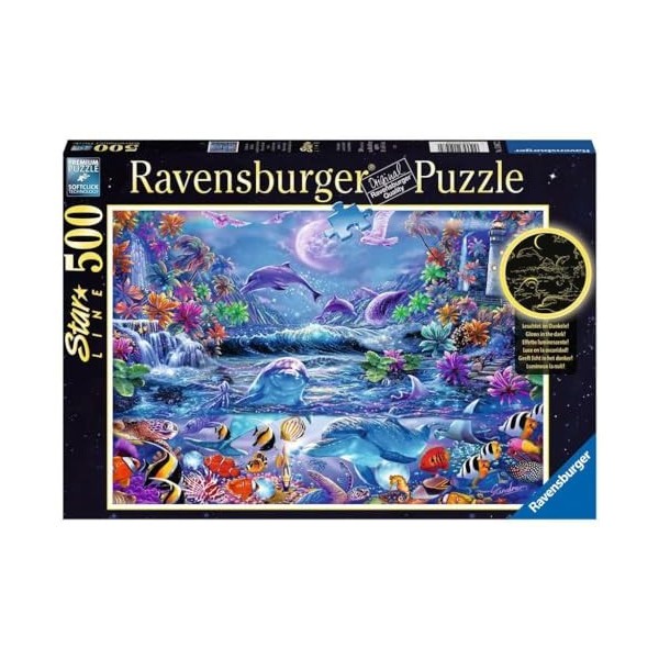 Ravensburger - Puzzle Adulte - Puzzle 500 p - Star Line - La magie du clair de lune - 15047