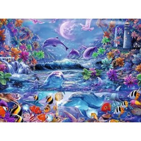 Ravensburger - Puzzle Adulte - Puzzle 500 p - Star Line - La magie du clair de lune - 15047