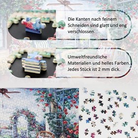 JMbeauuuty Puzzle 1000 pièces pour adultes Mini Puzzle Super stimulant Mini Puzzle difficile de 1000 pièces Décoration de la 