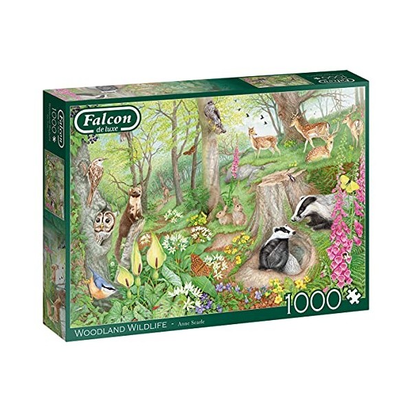 Jumbo- Faune Sauvage de la forêt Puzzle, 11322, Multicolore