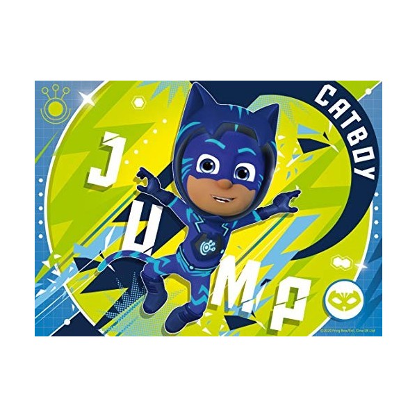 Ravensburger PJ Masks – Puzzle de 10,2 cm 12, 16, 20, 24 pièces pour Enfants à partir de 3 Ans, 5058, 0