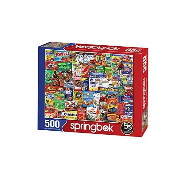 Springboks 500 Piece Jigsaw Puzzle Looney Labels