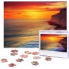 Puzzle de 500 pièces pour adultes Belle étoile de mer sur la plage sur le sable Puzzle Animal cool Puzzle de Noël Cadeau Puzz