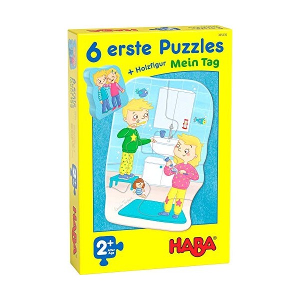 HABA- 6 Premiers Puzzles – Ma journée, 305235