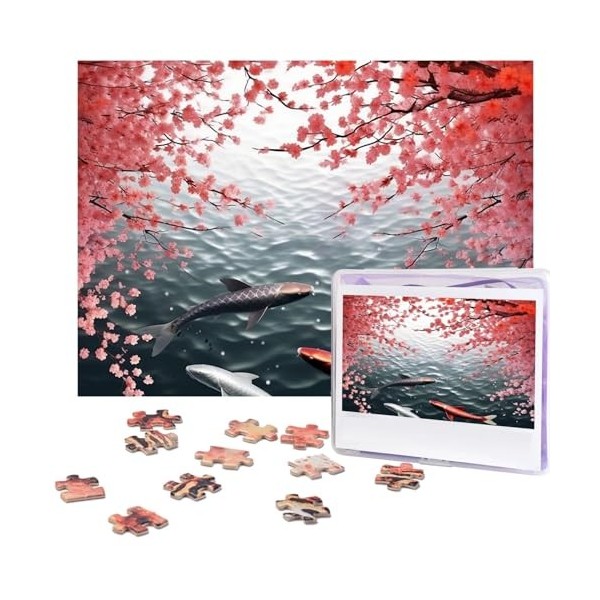Puzzle 500 pièces pour adultes Beau feu dartifice Puzzle Cool Animal Noël Puzzle Cadeau pour la famille Taille 52 x 38 cm
