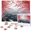 Puzzle 500 pièces pour adultes Beau feu dartifice Puzzle Cool Animal Noël Puzzle Cadeau pour la famille Taille 52 x 38 cm
