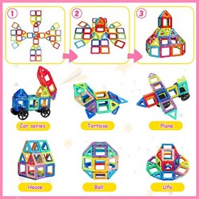 KALOISYHE Jouet de blocs de construction magnétiques à partir de 3, 4, 5, 6 ans, filles et garçons, jouets pour enfants de 3 