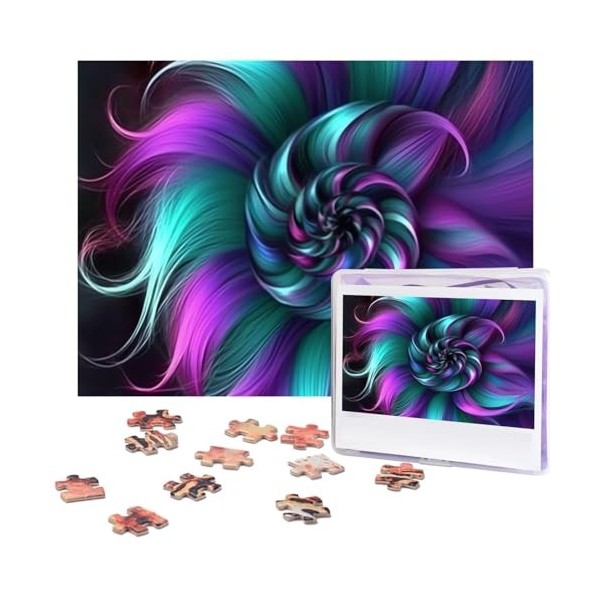 Puzzle 500 pièces pour adultes Beau feu dartifice Puzzle Cool Animal Noël Puzzle Cadeau pour la famille Taille 52 x 38 cm