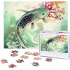 Puzzle 500 pièces pour adultes Beau feu dartifice Puzzle Cool Animal Noël Puzzle Cadeau pour la famille Taille 52 x 38 cm