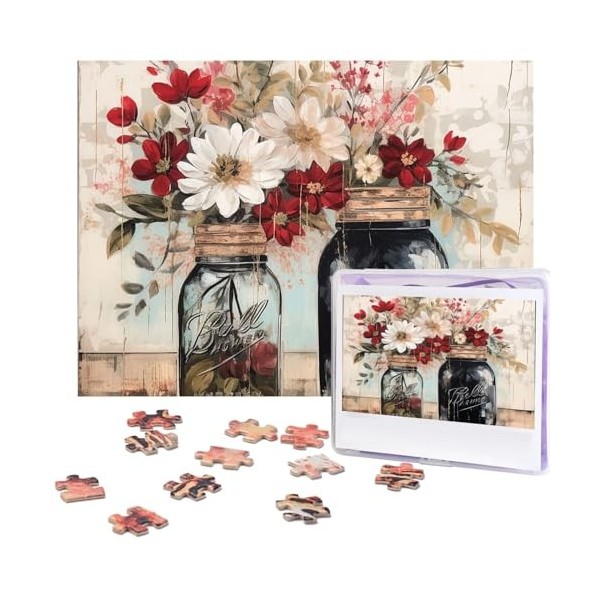 Puzzle 500 pièces pour adultes Beau feu dartifice Puzzle Cool Animal Noël Puzzle Cadeau pour la famille Taille 52 x 38 cm