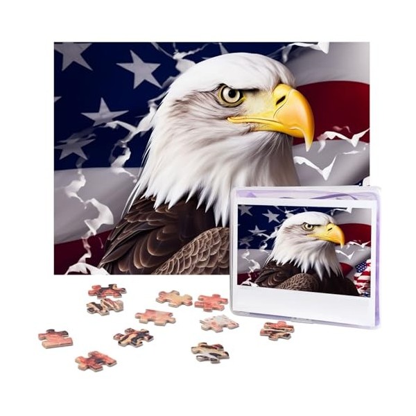 Puzzle de 500 pièces pour adultes en fleur damandier - Puzzle cool animal de Noël - Puzzle cadeau pour la famille - Taille 5