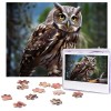 Puzzle 500 pièces pour adultes hiver Noël Père Noël Puzzle Cool Animal Noël Puzzle cadeau pour la famille Taille 52 x 38 cm