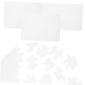 4 Pièces Puzzle de Transfert de Chaleur Dessiner des Puzzles Vierges Artisanat de Puzzle de Sublimation scie sauteuse énigmes