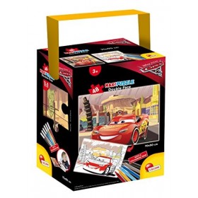 Liscianigiochi- Cars The Movie Puzzle 3 Pole Position, 64052.0