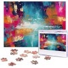 Puzzle de 500 pièces pour adultes - Pingouin africain - Puzzle cool animal de Noël - Puzzle cadeau pour la famille - Taille 5