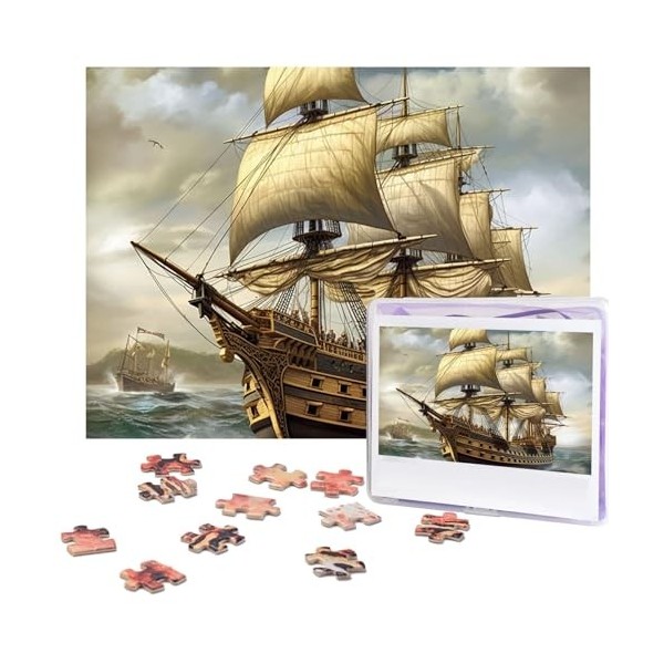 Puzzle de 500 pièces pour adultes - Pingouin africain - Puzzle cool animal de Noël - Puzzle cadeau pour la famille - Taille 5