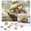 Puzzle de 500 pièces pour adultes - Pingouin africain - Puzzle cool animal de Noël - Puzzle cadeau pour la famille - Taille 5