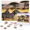 Puzzle de 500 pièces pour adultes - Pingouin africain - Puzzle cool animal de Noël - Puzzle cadeau pour la famille - Taille 5