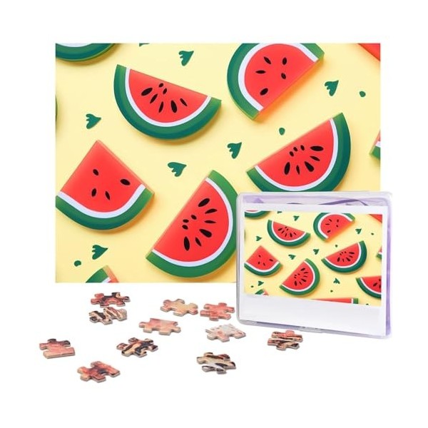 Puzzle 500 pièces pour adultes Ananas dété Puzzle Cool Animal Noël Puzzle Cadeau pour la famille Taille 52 x 38 cm