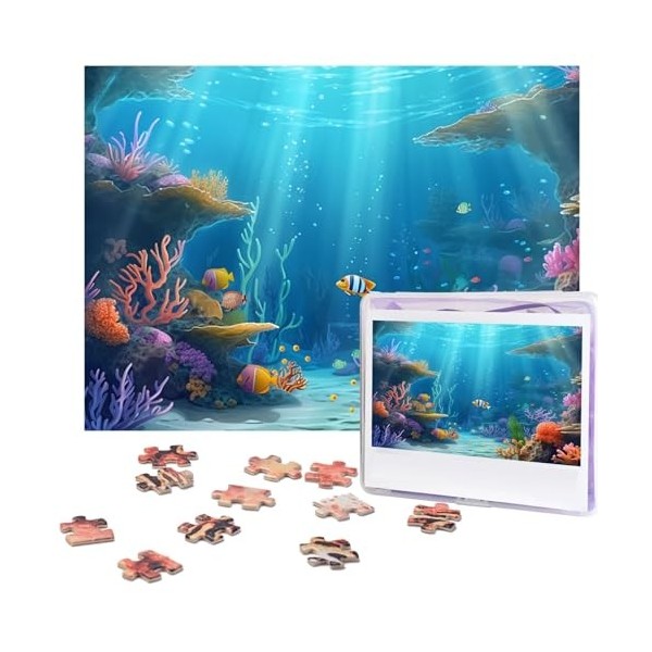 Puzzle 500 pièces pour adultes Univers avec étoiles et galaxie Puzzle interstellaire Cool Animal Noël Puzzle cadeau pour la f