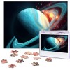 Puzzle 500 pièces pour adultes Univers avec étoiles et galaxie Puzzle interstellaire Cool Animal Noël Puzzle cadeau pour la f