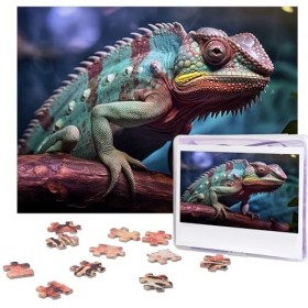 Puzzle 500 pièces pour adultes animaux sauvages Puzzle Cool Animal Noël Puzzle Cadeau pour la famille Taille 52 x 38 cm