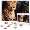 Puzzle 500 pièces pour adultes animaux sauvages Puzzle Cool Animal Noël Puzzle Cadeau pour la famille Taille 52 x 38 cm