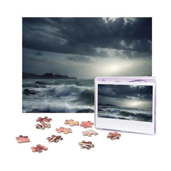 Puzzle de 500 pièces pour adultes - Cactus floral dété - Puzzle cool animal de Noël - Puzzle cadeau pour la famille - Taille