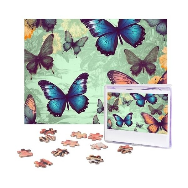 Puzzle 500 pièces pour adultes Beau petit déjeuner Puzzle Cool Animal Noël Puzzle Cadeau pour la famille Taille 52 x 38 cm