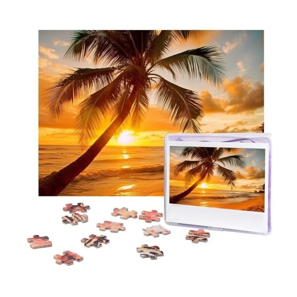 Puzzle de 500 pièces pour adultes poissons tropicaux - Puzzle cool animal de Noël - Puzzle cadeau pour la famille - Taille 52