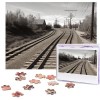 Puzzle 500 pièces pour adultes Train Puzzle Cool Animal Noël Puzzle Cadeau pour Famille Taille 52 x 38 cm