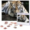 Puzzle 500 pièces pour adultes Train Puzzle Cool Animal Noël Puzzle Cadeau pour Famille Taille 52 x 38 cm