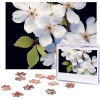 Puzzle 500 pièces pour adultes Flamant rose blanc Puzzle Cool Animal Noël Puzzle Cadeau pour la famille Taille 52 x 38 cm