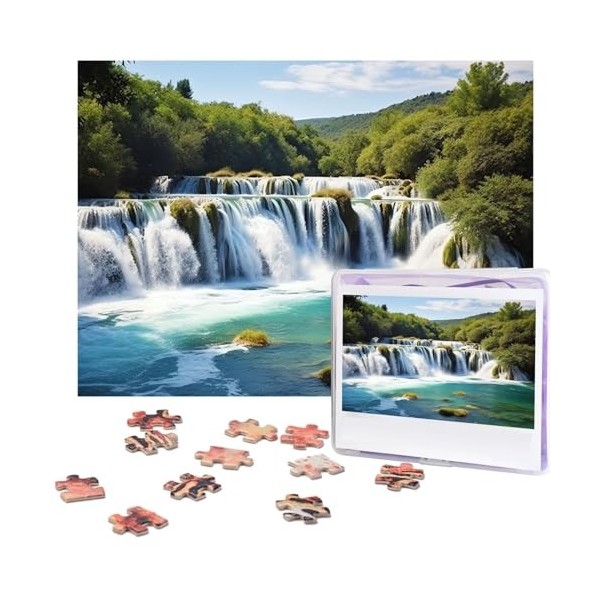 Puzzle de 500 pièces pour adultes - Motif pastèque - Puzzle cool - Animal de Noël - Puzzle cadeau pour la famille - Taille 52