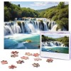 Puzzle de 500 pièces pour adultes - Motif pastèque - Puzzle cool - Animal de Noël - Puzzle cadeau pour la famille - Taille 52